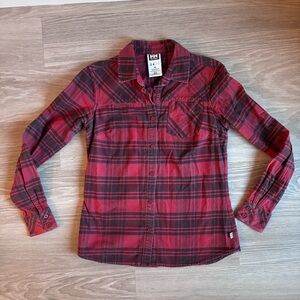 Helly Hansen Flannel Size Small Red and Black